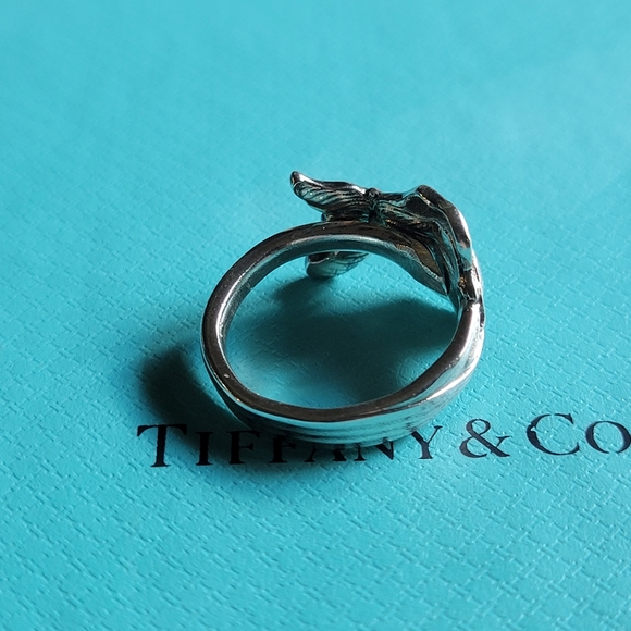 1885 Tiffany & Company IRIS Spoon Ring in Sterling Silver #8 - Picture 11 of 11